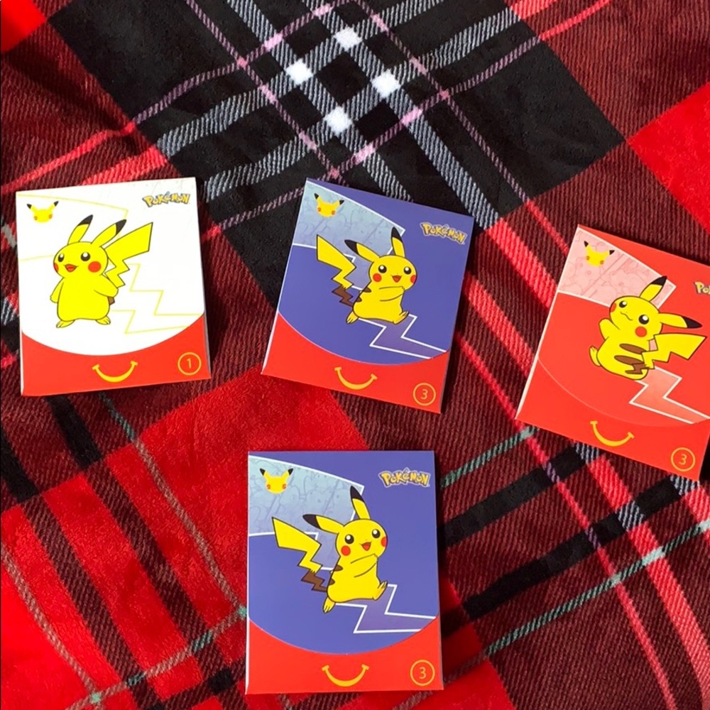 Mcdoanlds Pokémon 25th anniversary cards